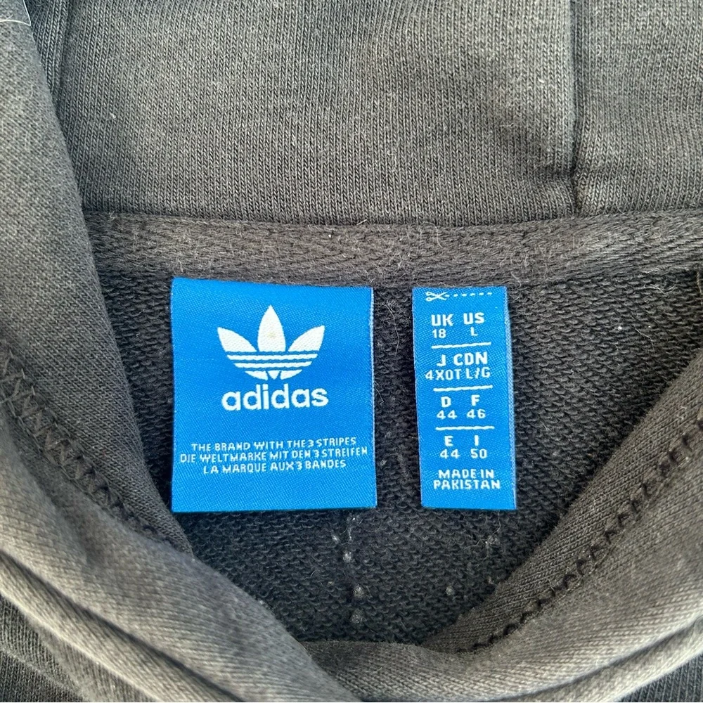 Adidas Black Hoodie with White Logo - Picture 5 of 11